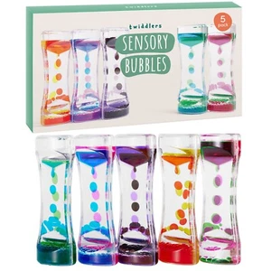 5 Pack Liquid Motion Timer Calming Motion Sensory SEN ASD ADHD Autism Fidget Toy - Picture 1 of 11