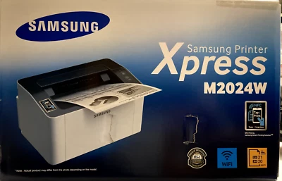 New Samsung SL-M2024W/XAA Wireless Monochrome Printer - Image 1 of 3