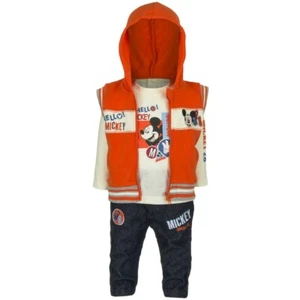 Mickey Mouse Baby-Jungen T-Shirt + Hose + Sweatshirt - Bild 1 von 4