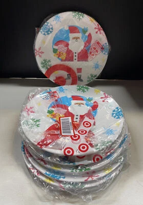 Juego de 6 platos de Navidad de melamina con plato de Papá Noel 2020 Target Wondershop Foto 1 de 4