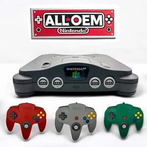 N64 Nintendo 64 Console + OEM + Bundles + Cords + CLEANED! - Picture 1 of 37