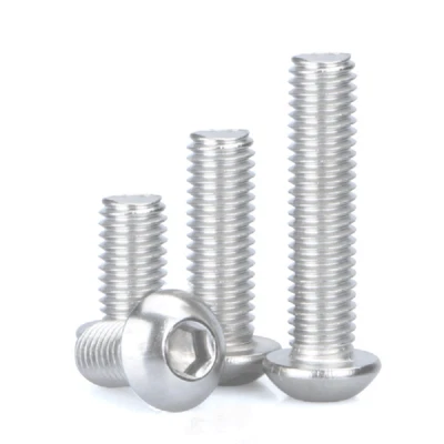 M2 M2.5 M3 Stainless Steel Allen Bolt Pan Round Button Head Socket Cap Screw