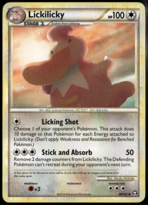 Lickilicky Uncommon - HGSS Triumphant 38/102 2010 LP+ Pokemon Card - Image 1 of 2