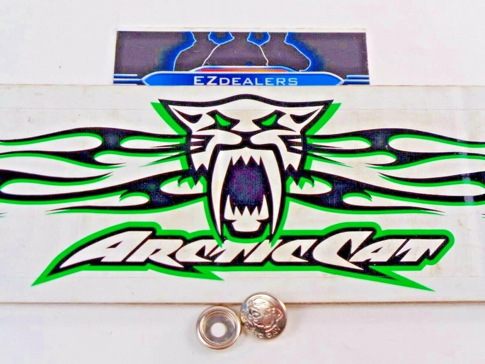 EZ-SEATS BUTTON,0106-165 New Arctic Cat Cushion Snap Nickel Assembly - Part 0106-165