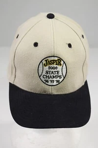 Cappello Jasper Wildcats Baseball State Champs 2000 beige blu 1996 1997 1998 - Foto 1 di 6