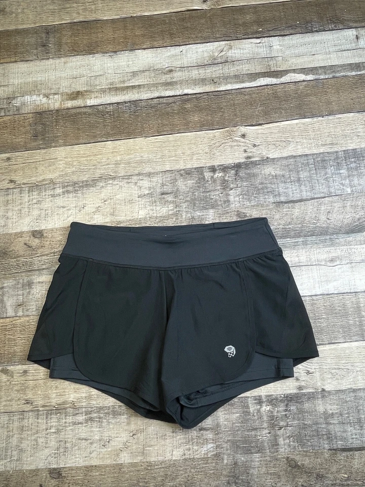 Pantalones Cortos Mountain HardWear Yoga Correr Velocidad Mujeres S Negros Forrados Foto 1 de 4