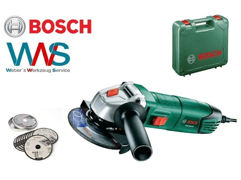 BOSCH PWS 700-115 universal Winkelschleifer 701W im Koffer + 10 Scheiben  - Bild 1 von 1