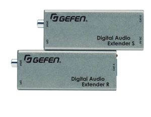 Gefen Audio Extender Digital S/PDIF TOSLINK Over CAT5 Cable 330' 100m Long Range - Picture 1 of 4