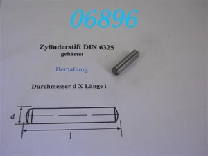 25 ZYLINDERSTIFT 8 x 32 mm TOLERANZ M6  -DIN 6325- - Bild 1 von 1