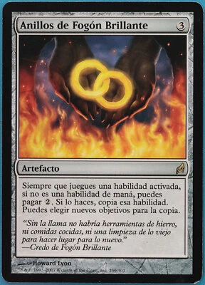 Rings of Brighthearth Lorwyn (SPANISH) PLD Artifact Rare CARD (433300) ABUGames - Image 1 of 2