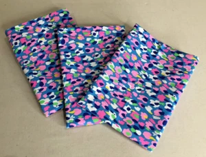 Set of Three (3) Lilly Pulitzer Cloth Napkins Hottie Dottie NWOT 18" X 18" - Picture 1 of 6