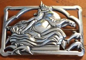Norseland Sterling Silver Pin Europa Jupiter Coro Rare Beautiful Buy It Now - Picture 1 of 10