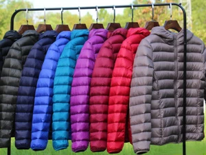 Women's 90% Duck Down Coat Ultralight Jacket Ladies Hooded Puffer Jacket - Picture 1 of 21