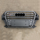 Sq3 Emblem Chrome Ring Strip Front Bumper Grille For Audi Q3 2013-2015