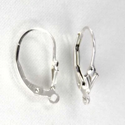 PS024-Sterling-Silver-925-Leverback-With-/Ring-Finding-for-Earrings - Image 1 of 3