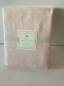 Pottery Barn Kids Star Shower Curtain Blush Pink 72 X 72 Fabric - Picture 1 of 4
