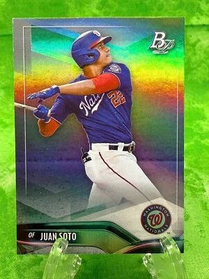 Juan Soto - 2021 Bowman Platinum #73 Washington Nationals - NY Mets - Image 1 of 4