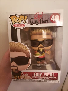Funko Pop Icons Guy Fieri with Burger Vinyl Figure #49 W/ Protector Fast Ship - Picture 1 of 6