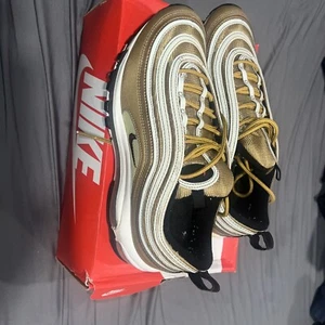 Größe 10 - Nike Air Max 97 OG QS Metallic Gold 2017 - 884421-700 - Bild 1 von 9
