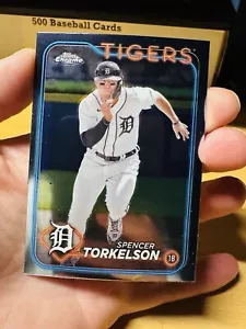 Spencer Torkelson Detroit Tigers 2024 Topps Chrome Baseball Karte #73 - Bild 1 von 2