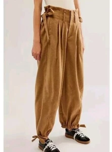 NWT Free People Every Day's A Dream Tie Pants HERRINGBONE TWEED $148 XS - Picture 1 of 15