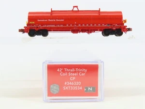 N Scale Scaletrains SXT33534 CP Canadian Pacific Thrall 48' Coil Car #346320 - Picture 1 of 5