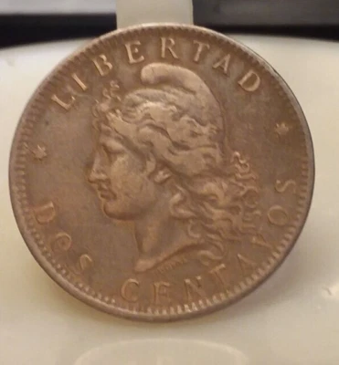 Centavo Dos Argentina 1891. Foto 1 de 2