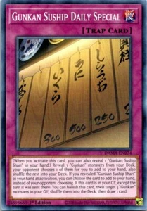 Gunkan Suship Daily Special DAMA-EN074 Yu-Gi-Oh! Card Light Play 1st Edition - Picture 1 of 1