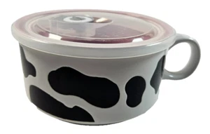 Boston Warehouse Souper Mug Food Storage Container, Cow 22 oz - Picture 1 of 9