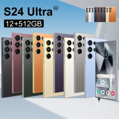 S24 Ultra 5G Smartphone 7.3" Factory Unlocked 12GB+512GB Android 14.0 Dual SIM - Image 1 of 4