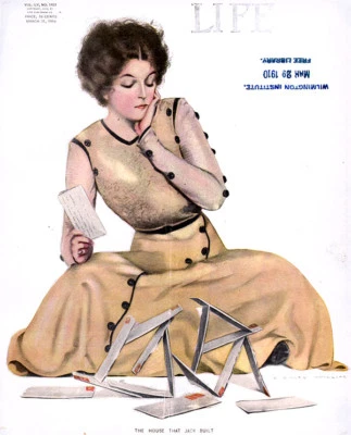 Life Coles Phillips House That Jack Built J C LEYENDECKER Baker Electrics 1910 - Image 1 of 4