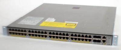 Cisco WS-C4948E-F Catalyst 48-Port10/100/1000 4x SFP+ Gigabit Ethernet Switch - Image 1 of 2
