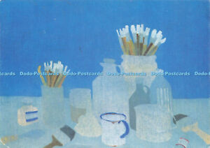 D036191 London. New Grafton Gallery. Studio Style Life. Oil Pastels. Bernard Mye