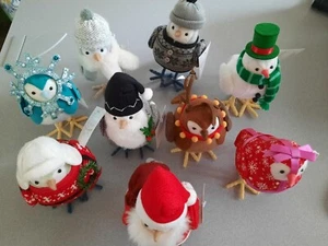 Target 2023 Wondershop Featherly Friends Vogel 9er Set Urlaub Weihnachten - Bild 1 von 4