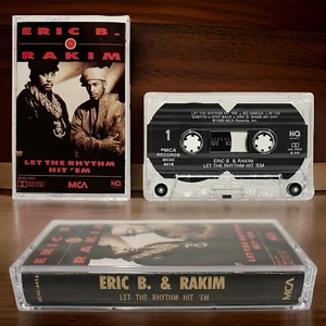 •ERIC B. & RAKIM - LET THE RHYTHM HIT EM’• ~1990 OG PRESSING~ (CASSETTE) (3) - Picture 1 of 6