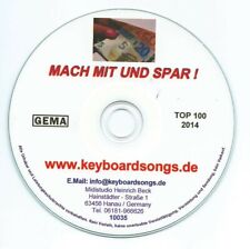  Midifiles auf  2 CD mit 200 Schlager  -Volksmusik in GM -Format  von Beck