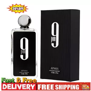 Afnan 9 pm Eau De Parfum EDP 100ml 9PM Duft Männer Unisex Geschenk - Bild 1 von 10