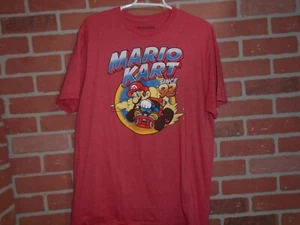 SUPER MARIO "MARIO KART SINCE 92 " MENS TSHIRT SIZE XLARGE - Picture 1 of 2
