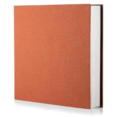 相册自粘剪贴簿相册适用于 4×6 9.8"x9"30 页橙色 — 第 1/4 张图片