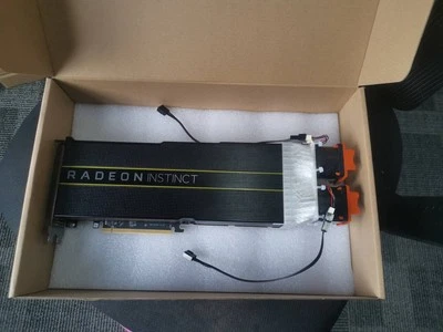 Amd Radeon Instinct Mi50 32Gb Gpu Server Workstation Graphics Card with fan kit - Image 1 of 4
