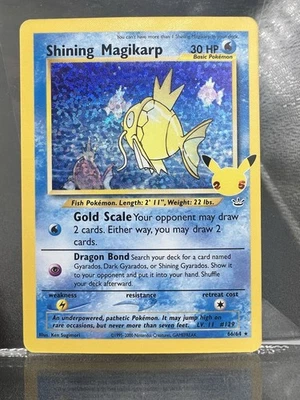 Shining Magikarp 66/64 Celebrations: Classic Collection Holo - Image 1 of 2