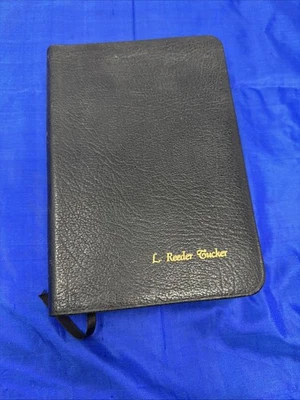 The Living Bible Paraphrased Genuine Cowhide Leather Tyndale 1972 3rd Printing - Image 1 of 4