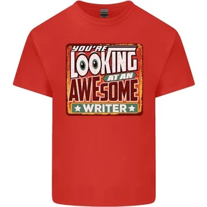 Youre Looking At An Awesome Escritor Hombre Luz Camiseta Algodón - Imagen 1 de 29