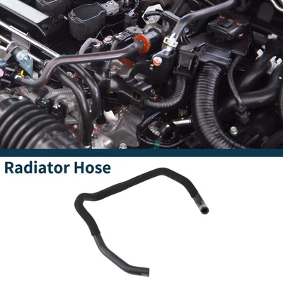 Radiator Hose Downpipe for Audi A6 2007-2011 No.4F0145925A Rubber Black 1 Pc - Image 1 of 4