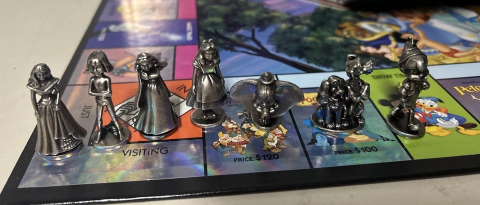 Disney Classic Character Monopoly Pieces Pewter 2001 Edition Lot 7 Replacement - Image 1 of 1