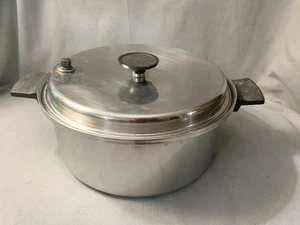 EKCO ROYAL PRESTIGE 6 Qt. Stock Pot Pan Lid Ultraease Titanium Thermaflow Disc - Picture 1 of 12
