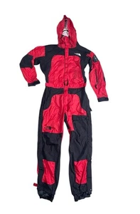 Tuta vintage The North Face Gore Tex neve sci vento taglia M rossa ricerca soccorso - Foto 1 di 11
