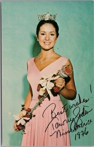 MISS AMERICA 1976 Postcard "Tawny Elaine Godin" / Tawny Little - LA News Anchor - Picture 1 of 2