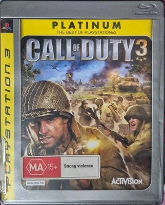 Call of Duty 3 (Playstation 3 PS3 Game | AUS PAL | Manual | Free Postage AU 🔥 - Image 1 of 4