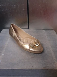 Bailarinas MICHAEL KORS como nuevas talla 37,5 doradas zapatillas mocasines 1865 - Imagen 1 de 14